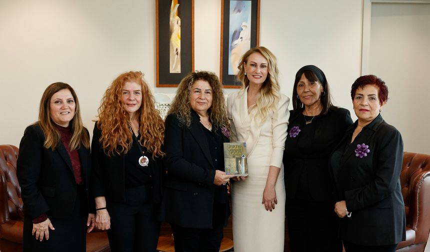 Nilden Bektaş Erhürman, Mormenekşe Çağdaş Kadınlar Derneği Başkanı ve beraberindeki heyeti kabul etti