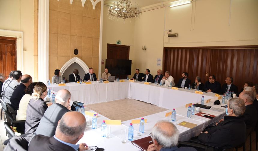 Bazı Kıbrıslı Türk ve Kıbrıslı Rum siyasi partiler ara bölgede bir araya geldi