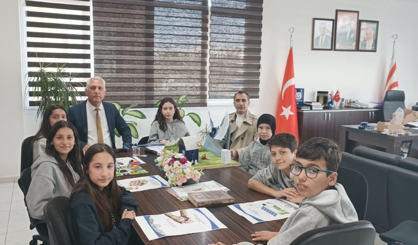 Hala Sultan İlahiyat Koleji öğrencileri, Türk Dünyası Bilim Şenliği’ne başvuru yaptı