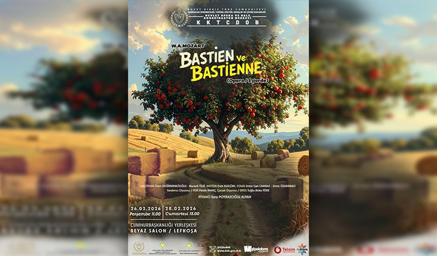 KKTCDOB’dan çocuklar ve gençlere özel opera: “Bastien ve Bastienne”