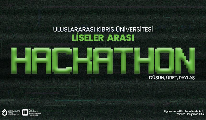 UKÜ’de Meslek Liseleri arası ilk Hackathon Yarışması Cuma günü yapılıyor