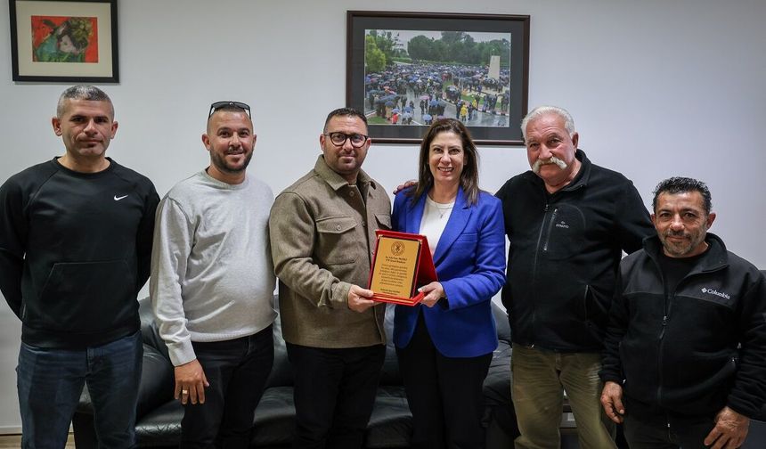 CTP Başkanı İncirli, Kalkanlı Spor Kulübü Yönetim Kurulu heyetini kabul etti