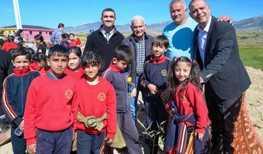 LTB iş birliğinde Hamitköy’de fidan dikimi yapıldı