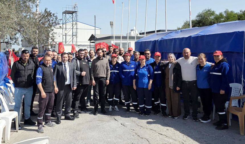 Özgöçmen: “Ektam işçilerinin mücadelesi ilham verici.."