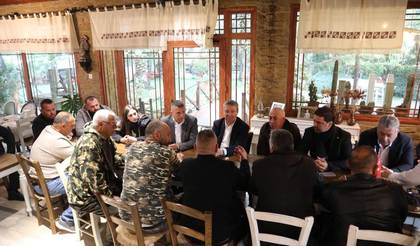 Üstel, Lefke’de halkla bir araya geldi... “UBP, başkaları gibi halkını ortada bırakmaz, mazeretlerle hükümetten kaçmaz”