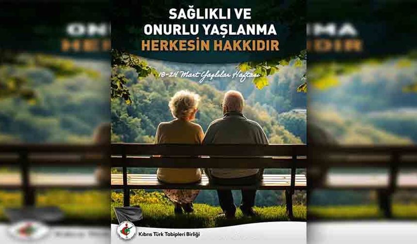 Kıbrıs Türk Tabipleri Birliği Üyesi İnce: Sağlık sistemi yaşlanan nüfusa göre düzenlenmeli
