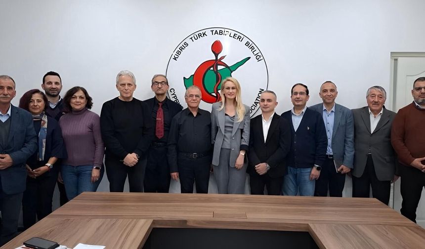 Nilden Bektaş Erhürman, Tabipler Birliği’ni ziyaret etti