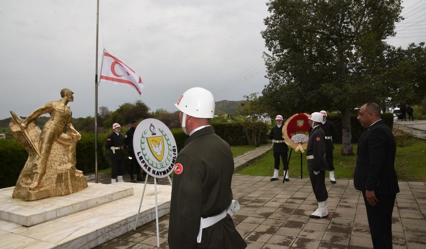 Gaziveren Direnişi'nde şehit düşenler törenle anıldı