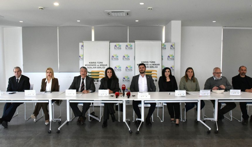 KTMMOB’ye bağlı bazı odalar dünya su, orman ve meteoroloji günleri dolayısıyla basın toplantısı düzenledi