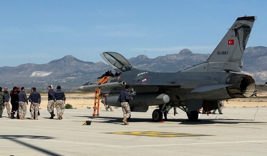 Türk F-16’larının KKTC’ye gelmesi Güney Kıbrıs’ta tepkiyle karşılandı
