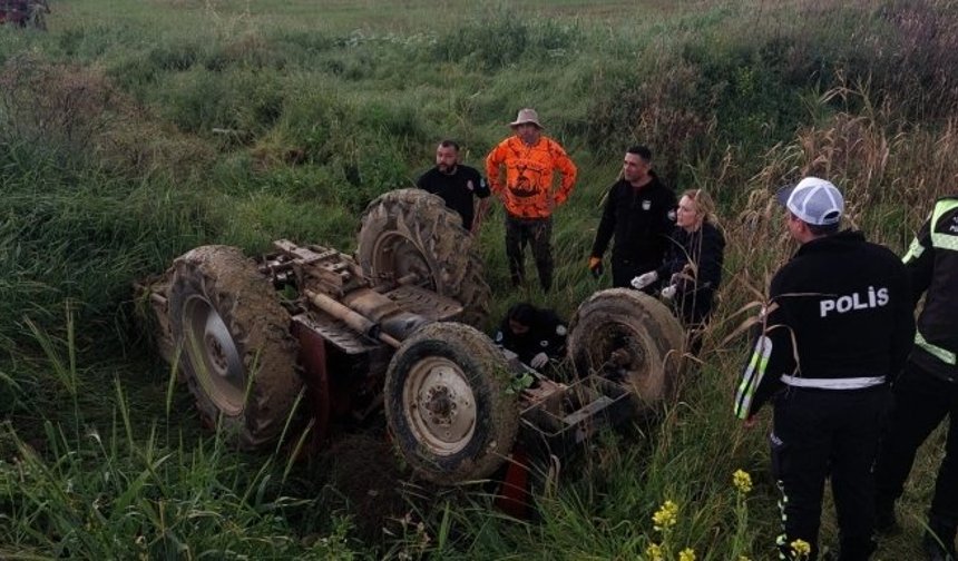 Traktör dere yatağına düştü, iki kişi yaşamını yitirdi