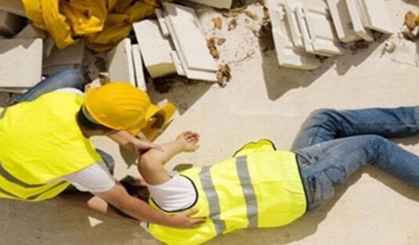 Dün yaşanan iki iş kazasında iki işçi yaralandı