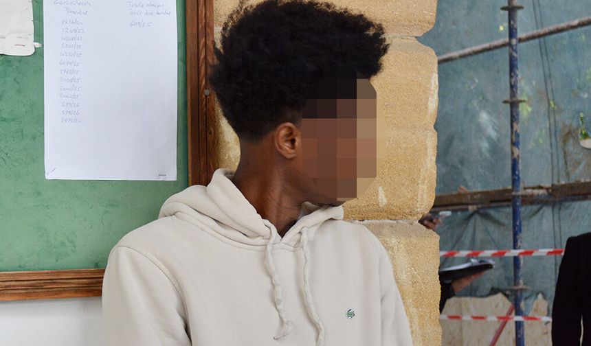 İzinsiz ikamet eden zanlı mahkemede