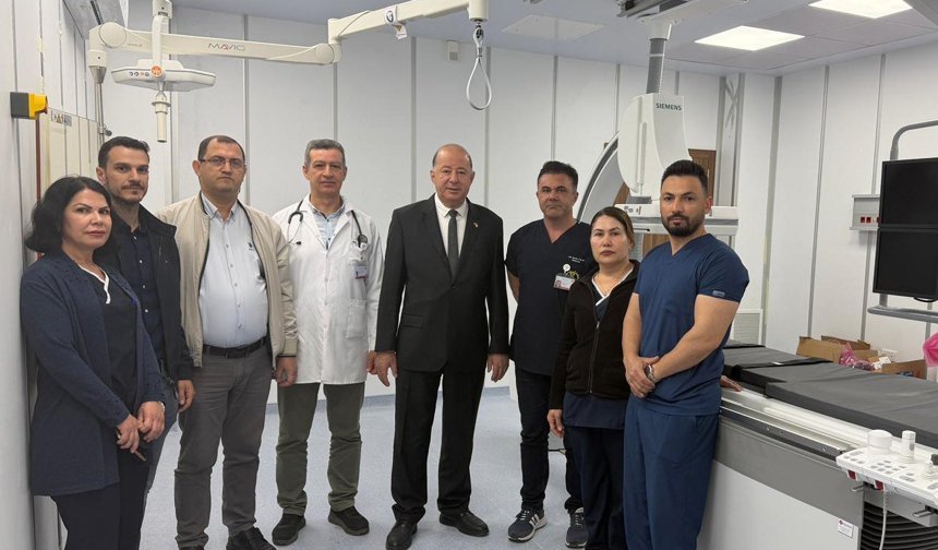 Bakan Dinçyürek: “Mağusa Devlet Hastanesi’nde Anjiyo Merkezi hizmete hazır”