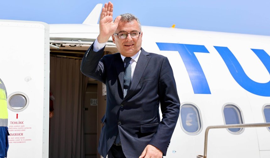 Erhürman Antalya Diplomasi Forumu’na katılmak üzere Türkiye'ye gitti