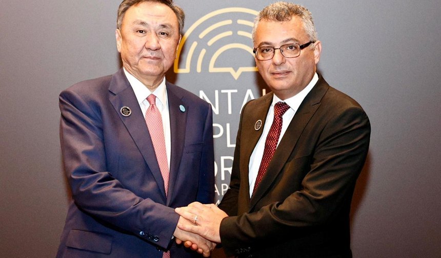 Erhürman, Türk Devletleri Teşkilatı Genel Sekreteri Ömüraliyev ile görüştü