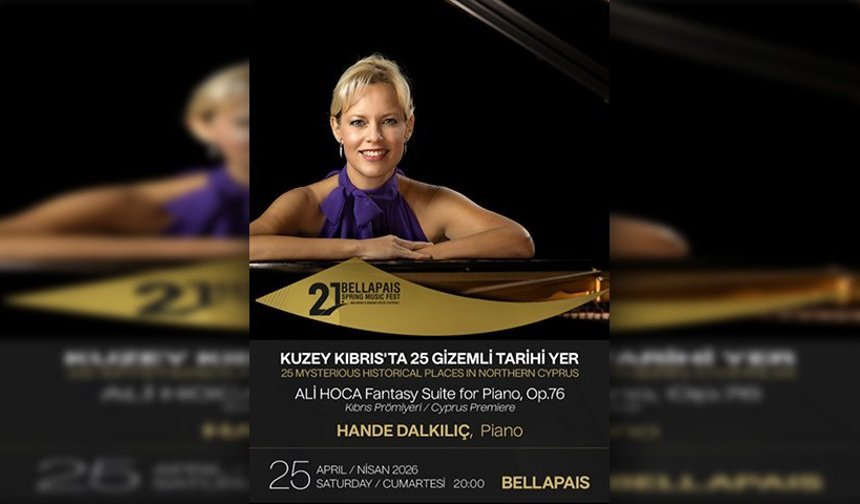 Bellapais İlkbahar Müzik Festivali, “Kuzey Kıbrıs’ta 25 gizemli tarihi yer" eserinin ilk Kıbrıs prömiyeri ile devam edec