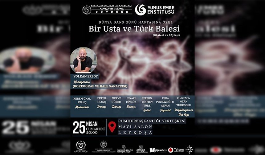 “Bir Usta ve Türk Balesi” yarın 20.00’de sanatseverlerle buluşacak