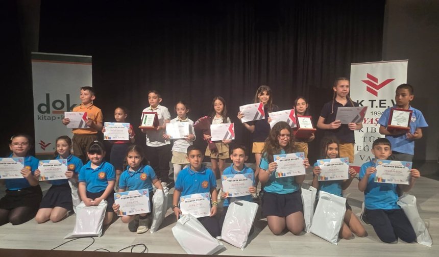 KTEV 27. Kompozisyon ve Kitap Ayracı Yarışması'nın ödül töreni yapıldı