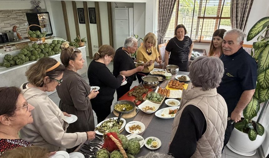 Güzelyurt Belediyesi’nin ürettiği enginarlar gastronomi etkinliğinde kullanıldı