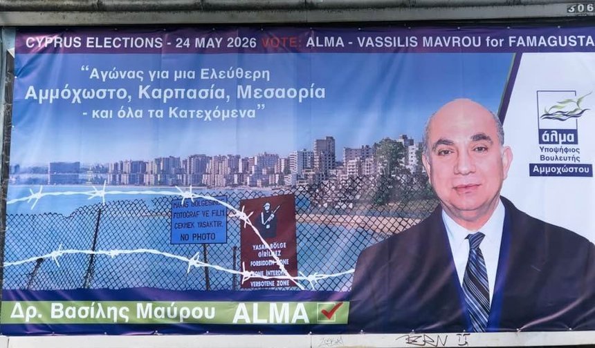 İngiltere'deki seçim afişlerine Kıbrıs Türk örgütlerinden tepki