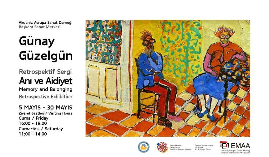 Günay Güzelgün’ün “Anı ve Aidiyet/Memory and Belonging” sergisi EMAA’da açılıyor
