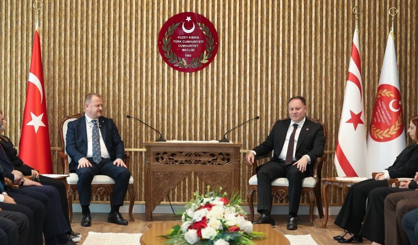 Cumhuriyet Meclisi Başkanı Öztürkler, RTÜK Başkanı Daniş ve beraberindeki heyeti kabul etti
