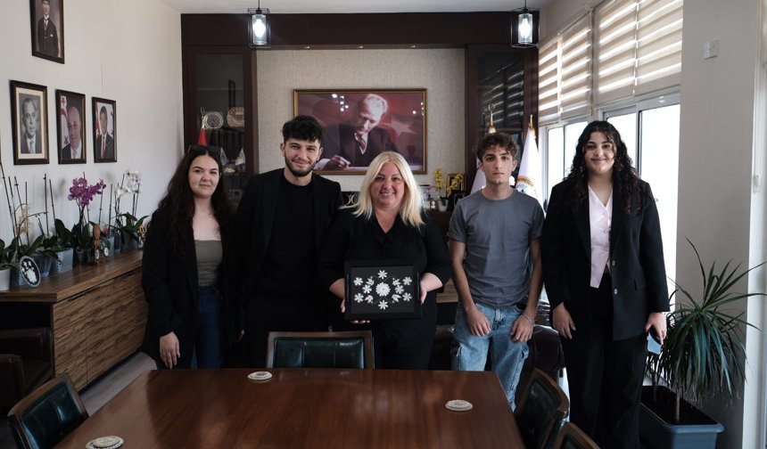 Üniversite Öğrencileri Derneği heyeti Tuğlu’yu ziyaret etti