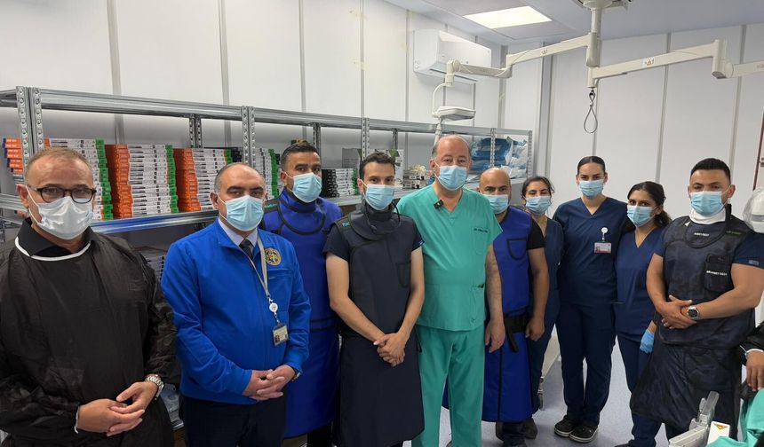Mağusa Devlet Hastanesi’nde ilk anjiyo yapıldı…