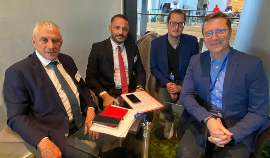 Yeşilırmak ve Taçoy, Strazburg’da temaslarda bulundu