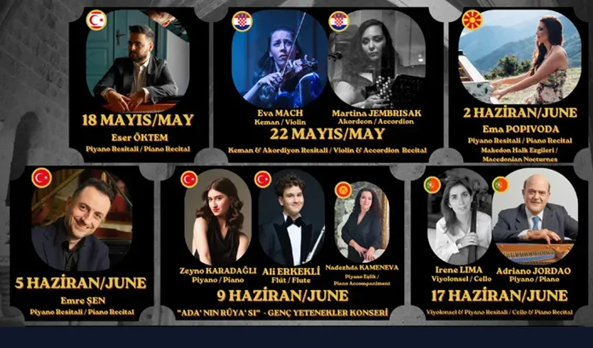 Kuzey Kıbrıs Uluslararası Bellapais Müzik Festivali pazartesi günü başlıyor