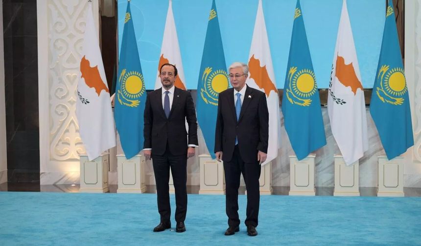 Hristodulidis'ten Kazakistan'a “Kıbrıs sorunundaki ilkeli duruşu” için teşekkür