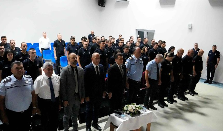 Yangınla mücadele eğitimi alan Merkezi Cezaevi personeline sertifikaları verildi