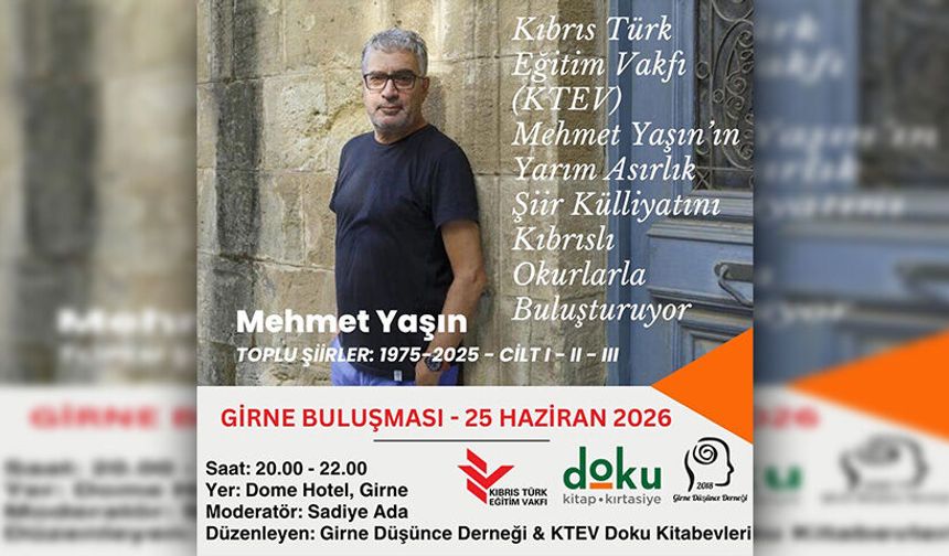 KTEV, Mehmet Yaşın’ın şiir külliyatını okurlarla buluşturuyor