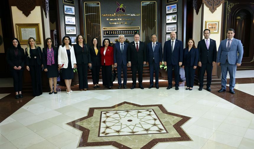 Öztürkler Azerbaycan’da vurguladı: "Kıbrıs Türk halkına verilen destek büyük anlam taşıyor”