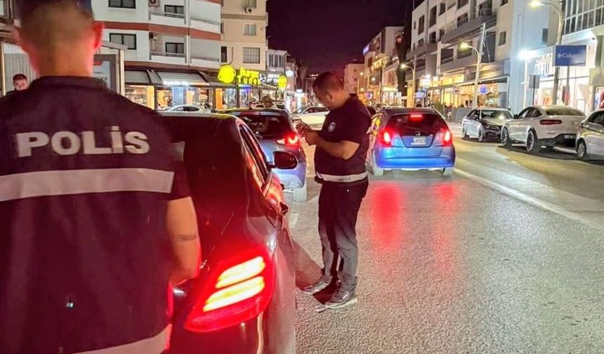 Lefkoşa ve İskele'de trafik ve asayiş denetimleri...