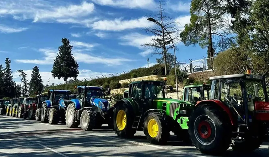 Güney Kıbrıs'ta çiftçiler eylem yapacak