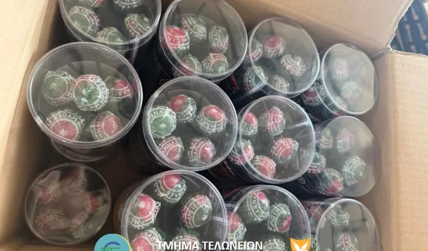 Limasol’da bin 440 adet hintkeneviri içerikli lolipop ele geçirildi