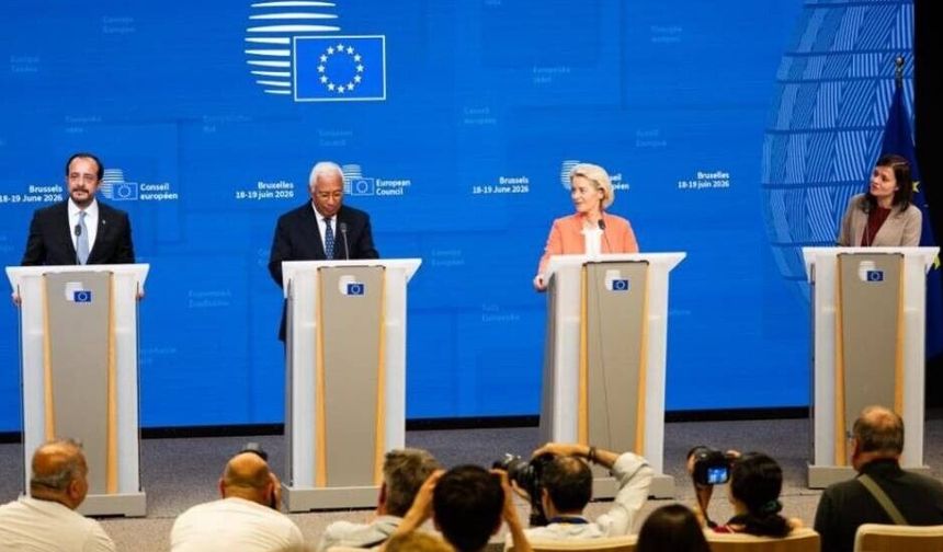 Costa, Leyen ve Hristodulidis ortak basın toplantısında Güney Kıbrıs’ın dönem başkanlığını değerlendirdi