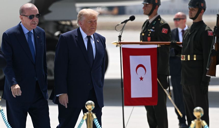 ABD Başkanı Trump Ankara’da… Trump'ı, Erdoğan karşıladı
