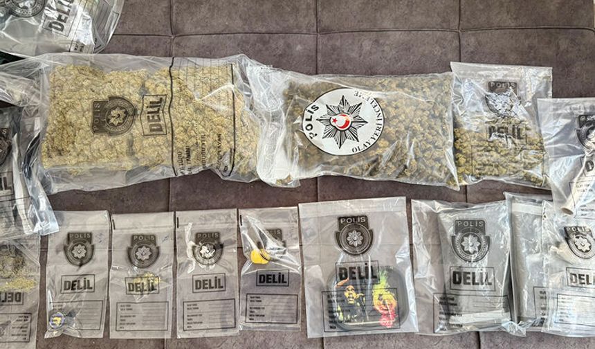 Lefkoşa’daki iki ayrı operasyonda 3 kilogramın üzerinde uyuşturucu yakalandı