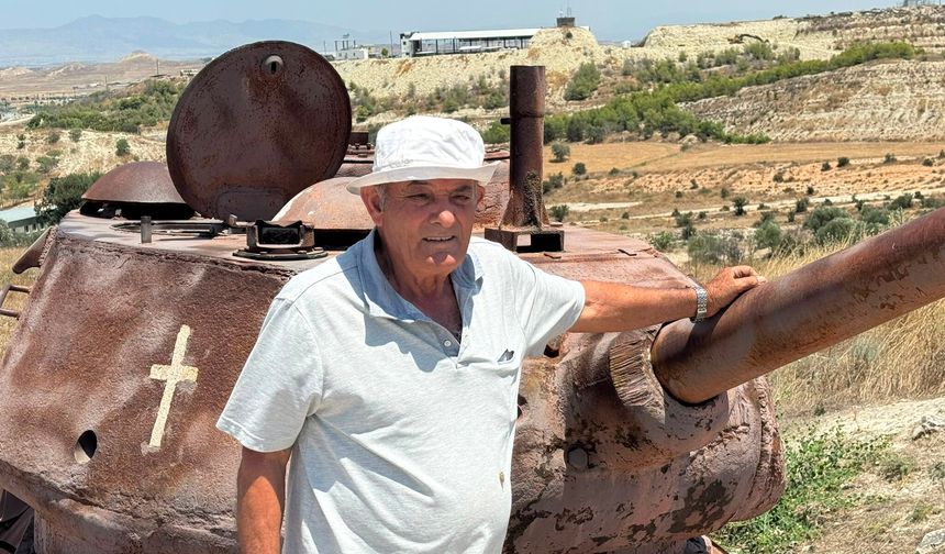 KKTC'deki Kıbrıslı Türk Mücahitlerin cesaretlerinin sembolü: "Tutsak Tanklar"