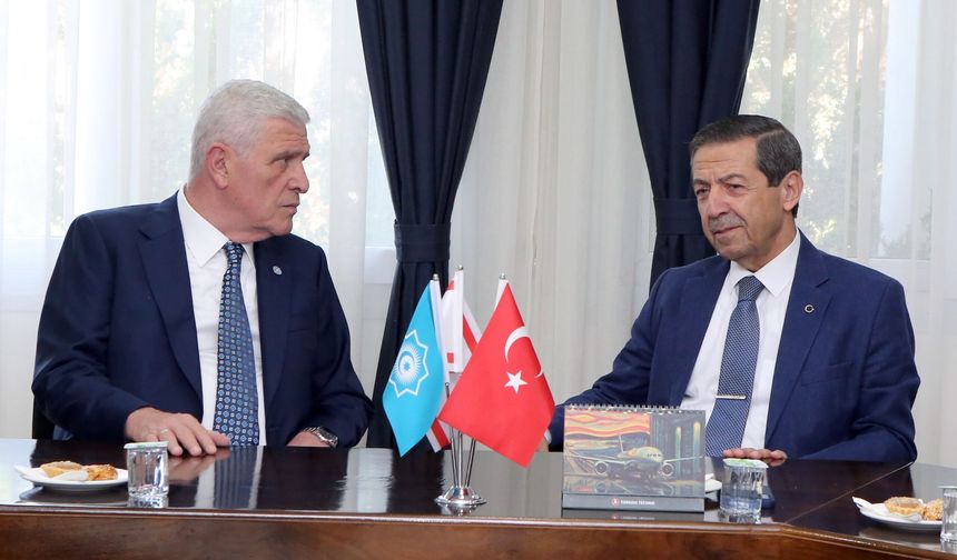 Dışişleri Bakanı Ertuğruloğlu, İYİ Parti heyetini kabul etti