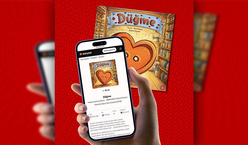 Çocuk kitabı “Düğme” Storytel’de yayınlandı