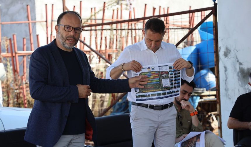 İskele Belediye Başkanı Sadıkoğlu, İskele Küçük Esnaf ve Sanayi Sitesini ziyaret etti
