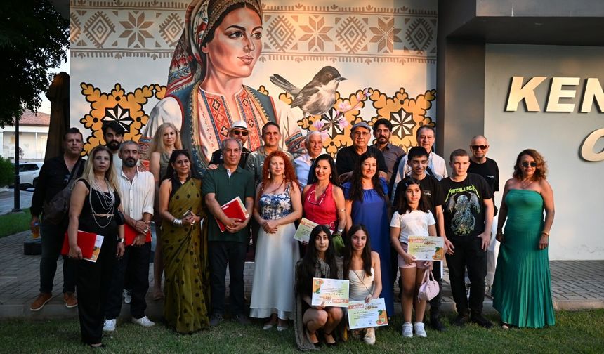 5. Uluslararası Güzelyurt Sanat Buluşması Sergisi açıldı