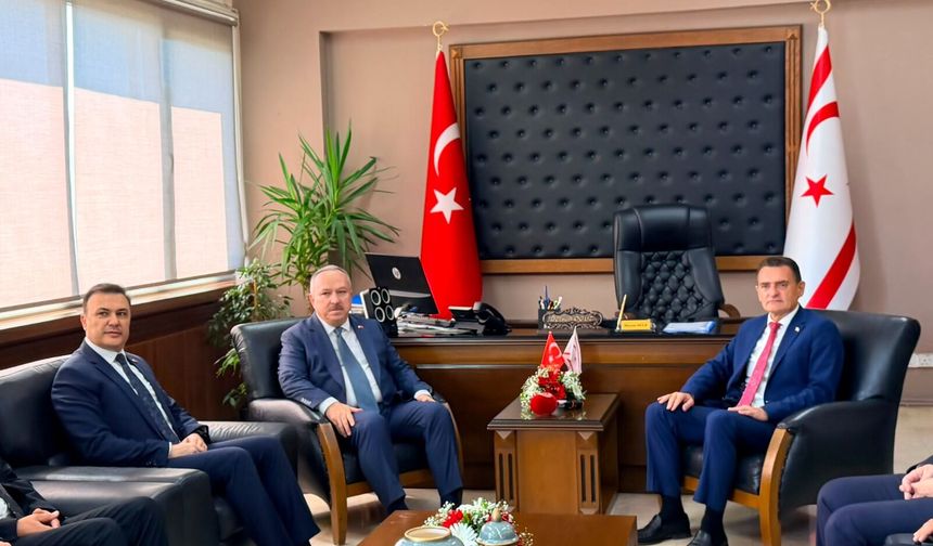 İçişleri Bakanı Oğuz, TC Emniyet Genel Müdürü Ali Fidan’ı kabul etti