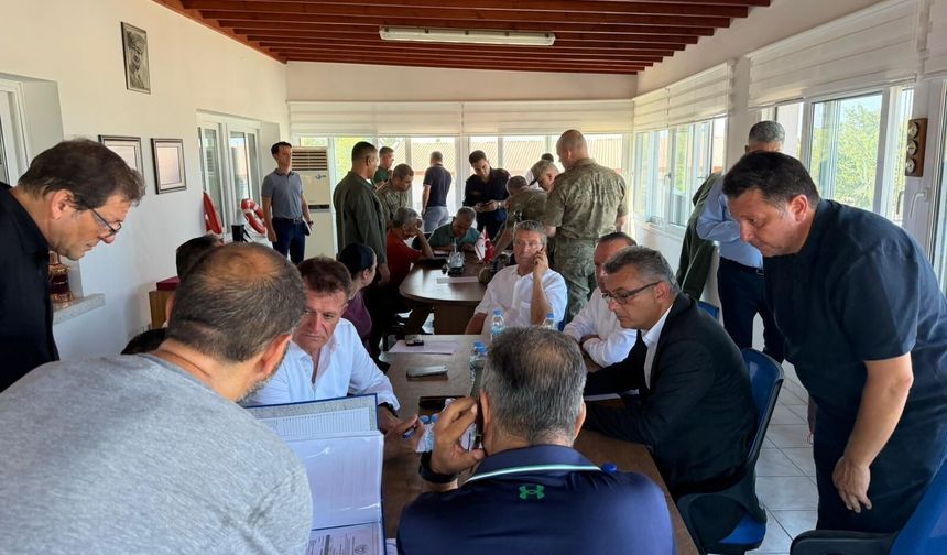Kriz masası Başbakan Üstel başkanlığında toplandı