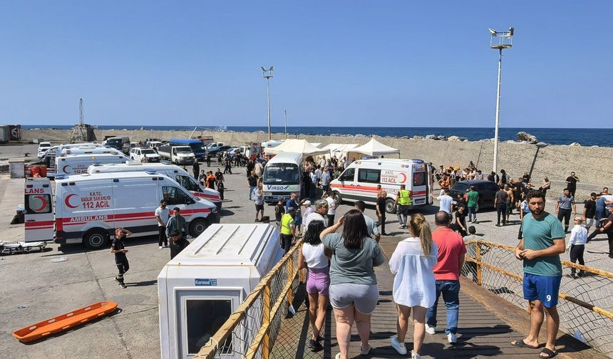 Türkiye İçişleri Bakanlığından Girne açıklarında alabora olan yolcu gemisine ilişkin açıklama