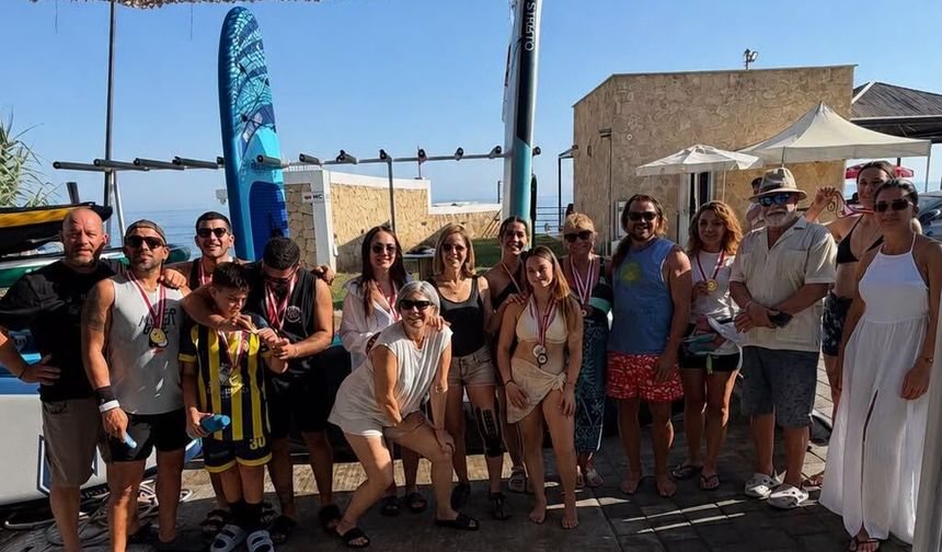 Cengo SUP Yarışı Antis Plajı’nda gerçekleştirildi